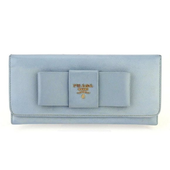 PRADA Purse ribbon Safi Arno leather Authentic USED - Picture 1 of 8